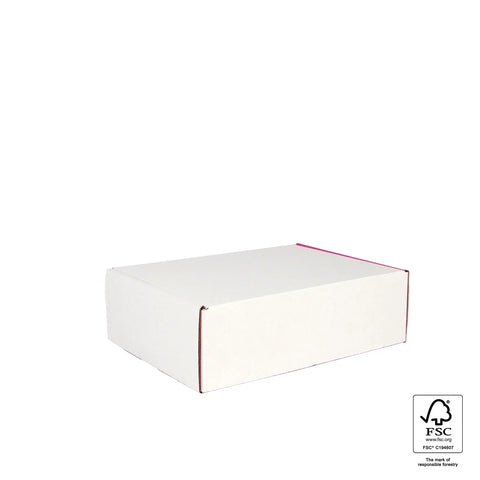 close pink mailing box | NEON Packaging