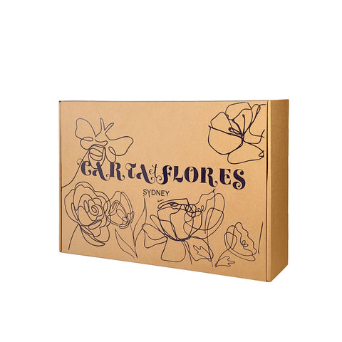 Image of Custom Printed Brown Mailing Box