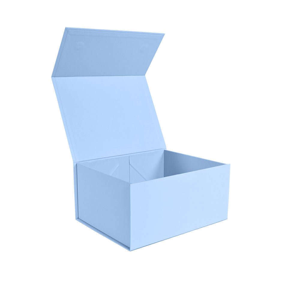 Empty Mint Blue Medium Gift Box - NEON Packaging