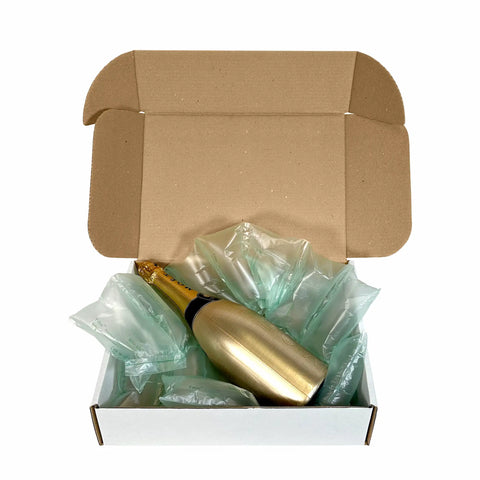 Void Filler extra protection to wine bottle | NEON packaging