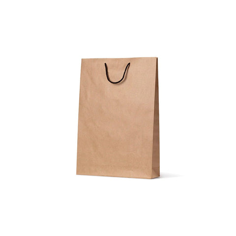 NEON - Deluxe Brown Kraft Paper Bag - Medium Portrait