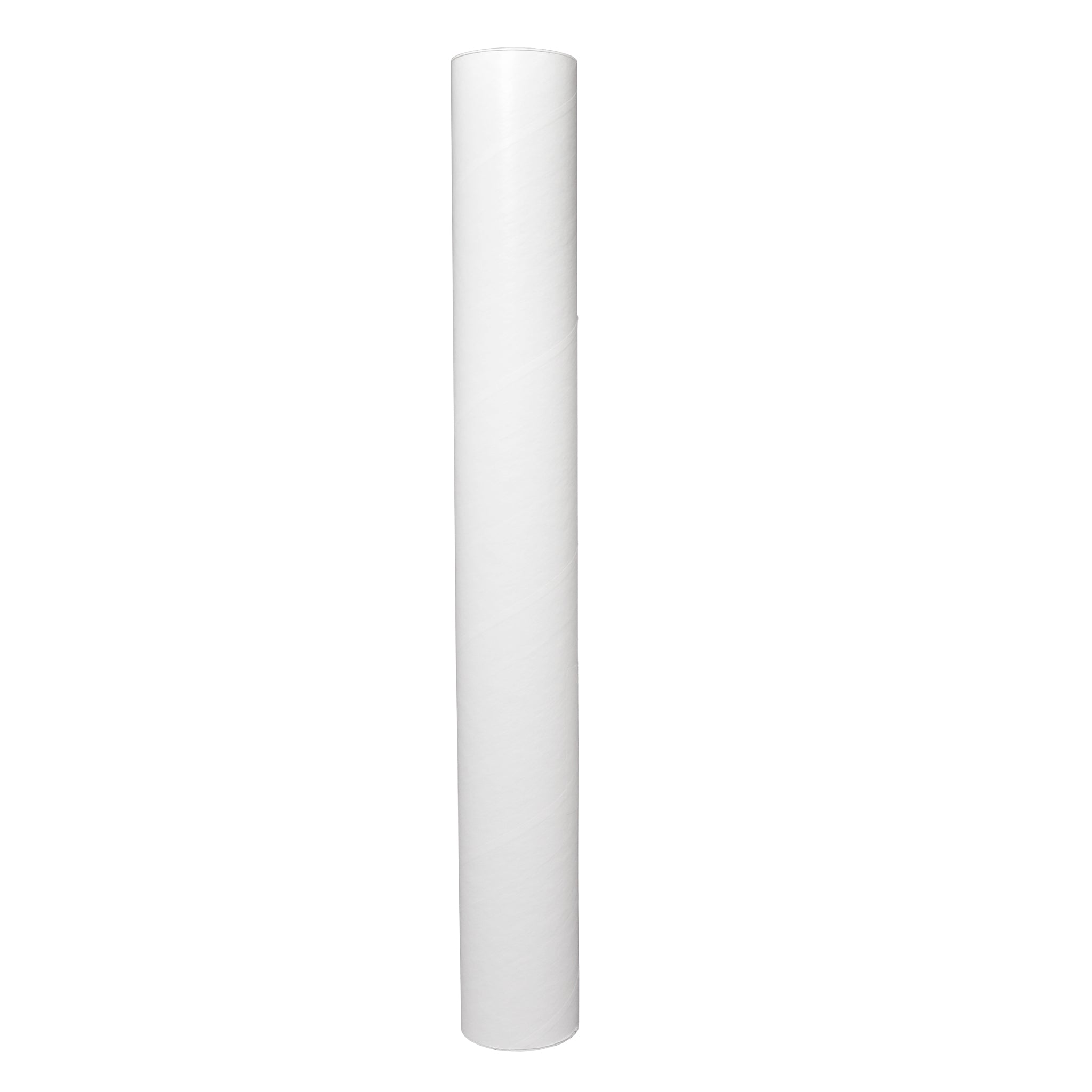 White packing tubes with white background