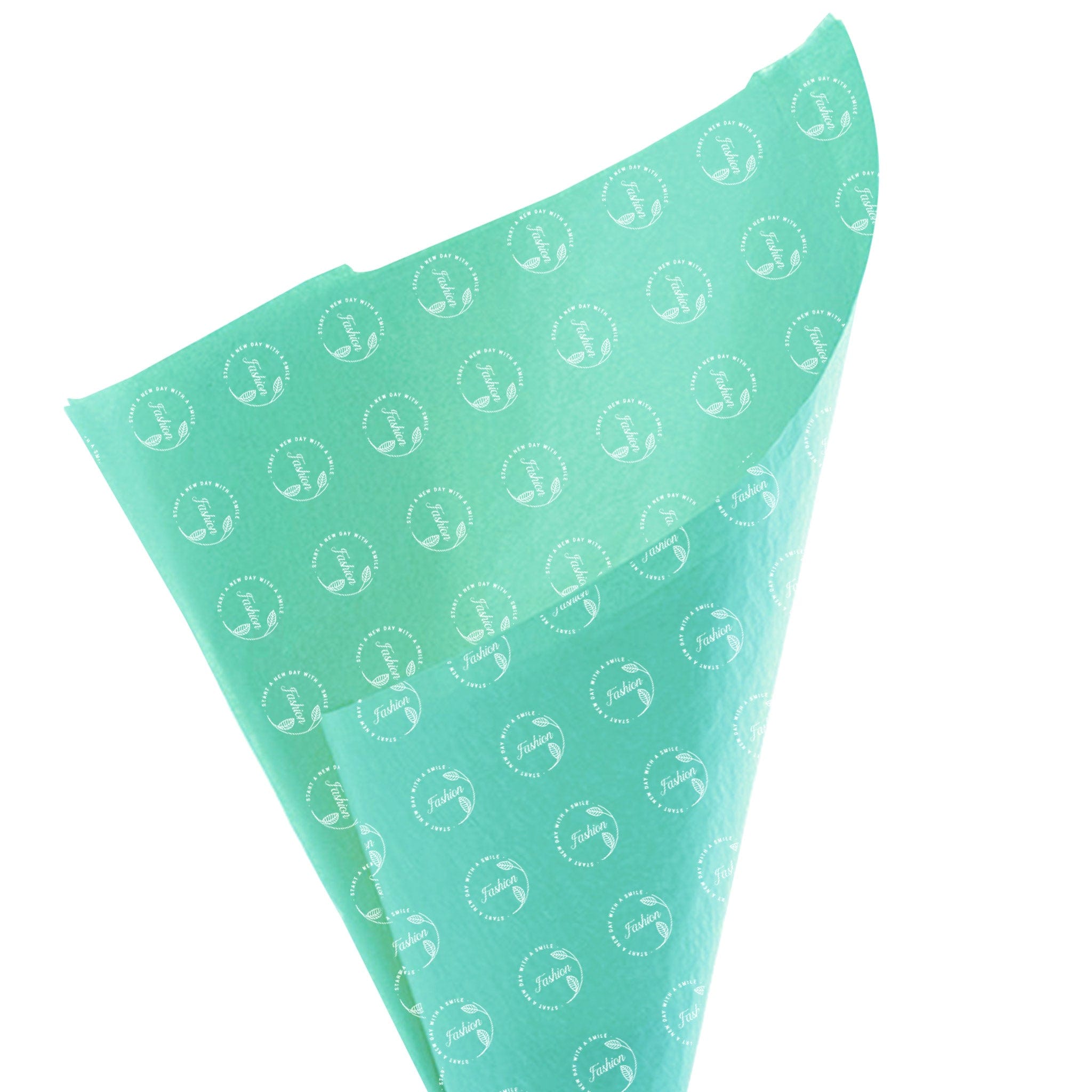 Custom Green Coloured Tissue Paper