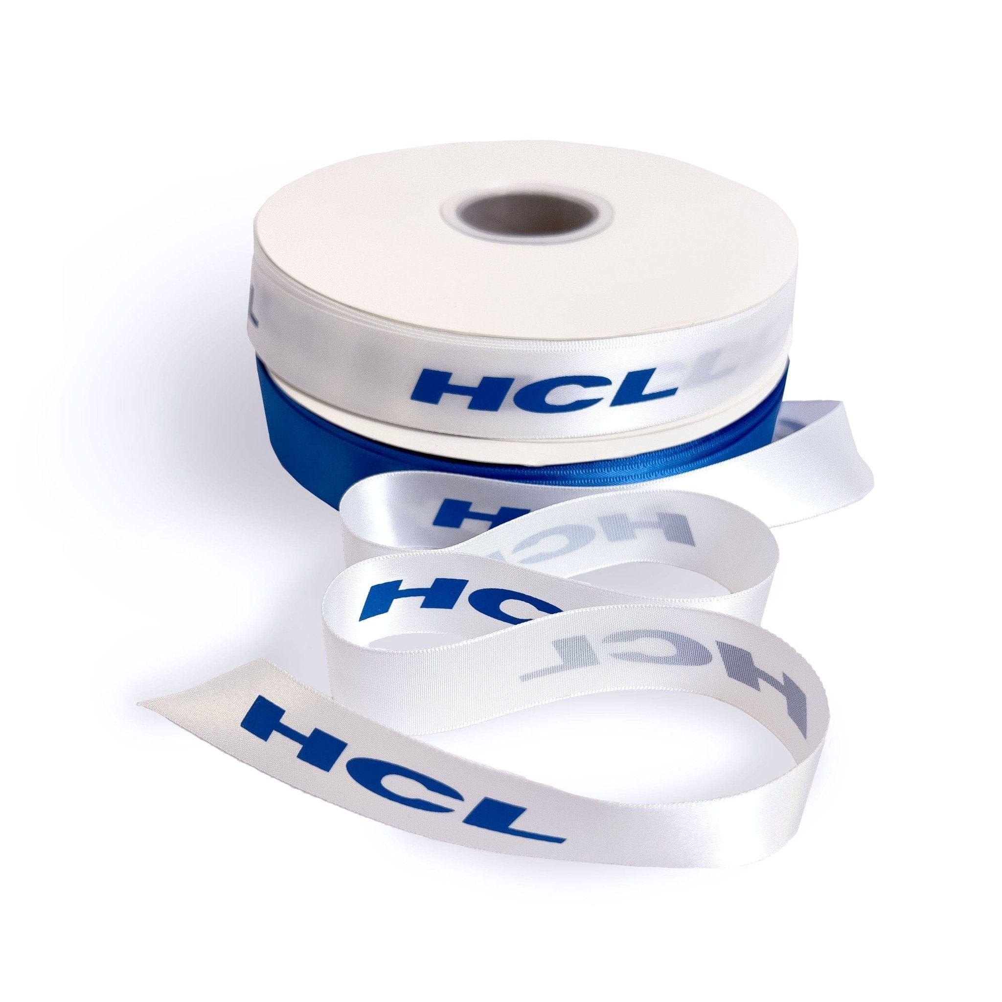 Personalised White Satin Ribbon - Custom Branded/Printed