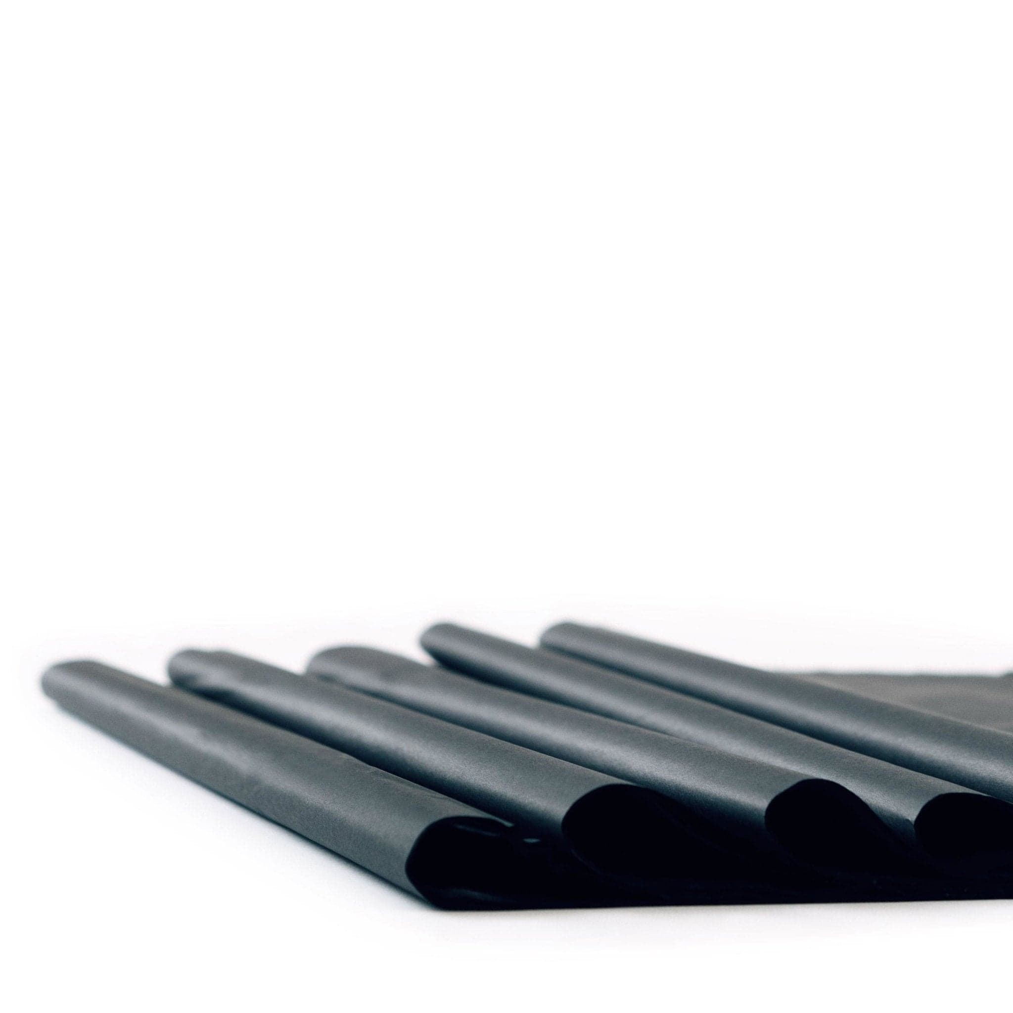 NE000182 Black Tissue Paper folded