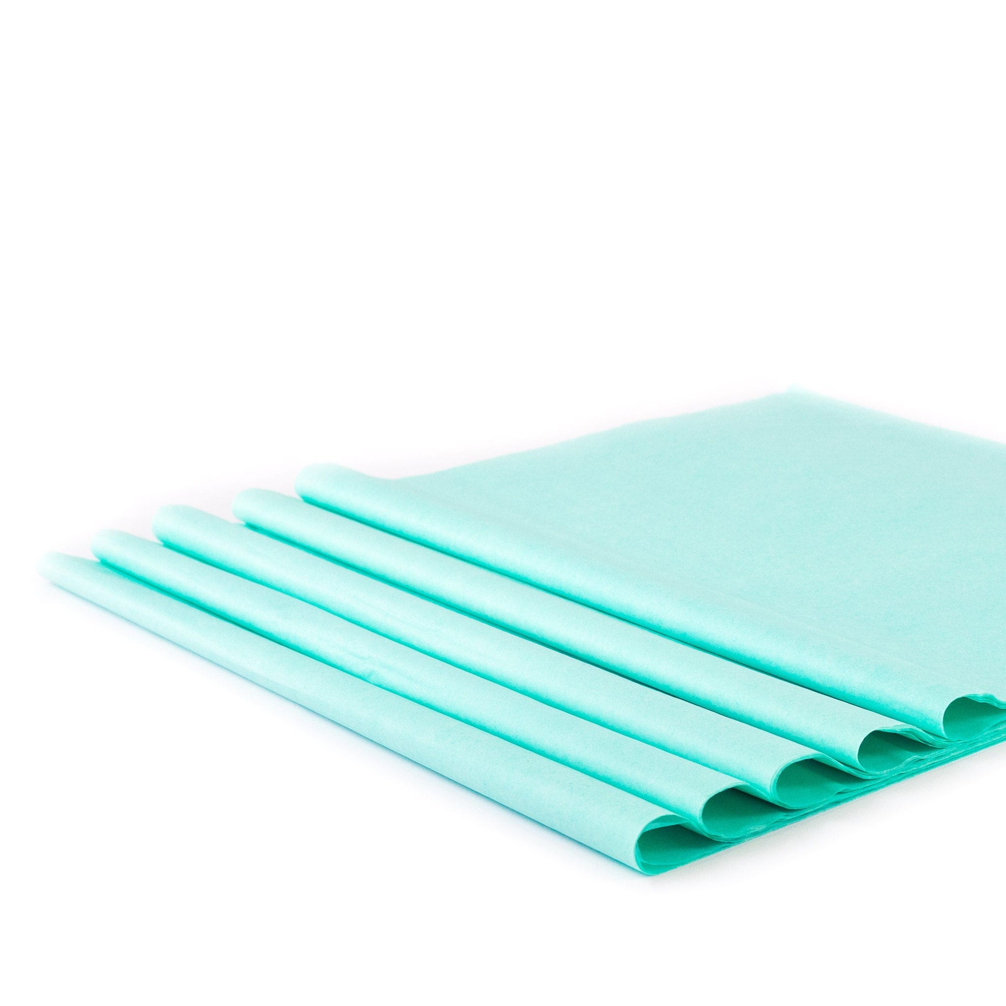 folded Acid Free Tissue Paper - Mint Green