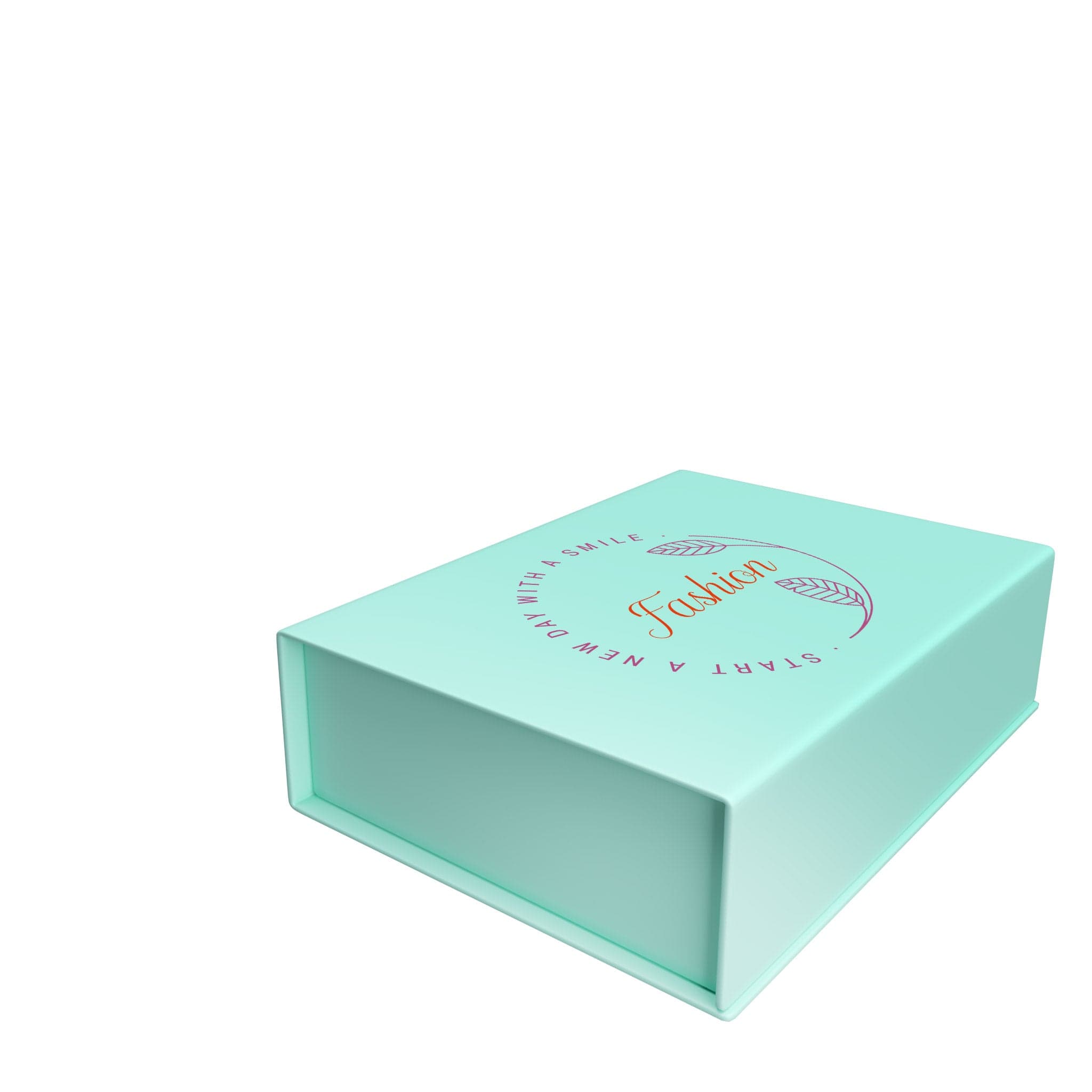 Custom Premium Magnetic Gift Boxes Mint Green Custom Product