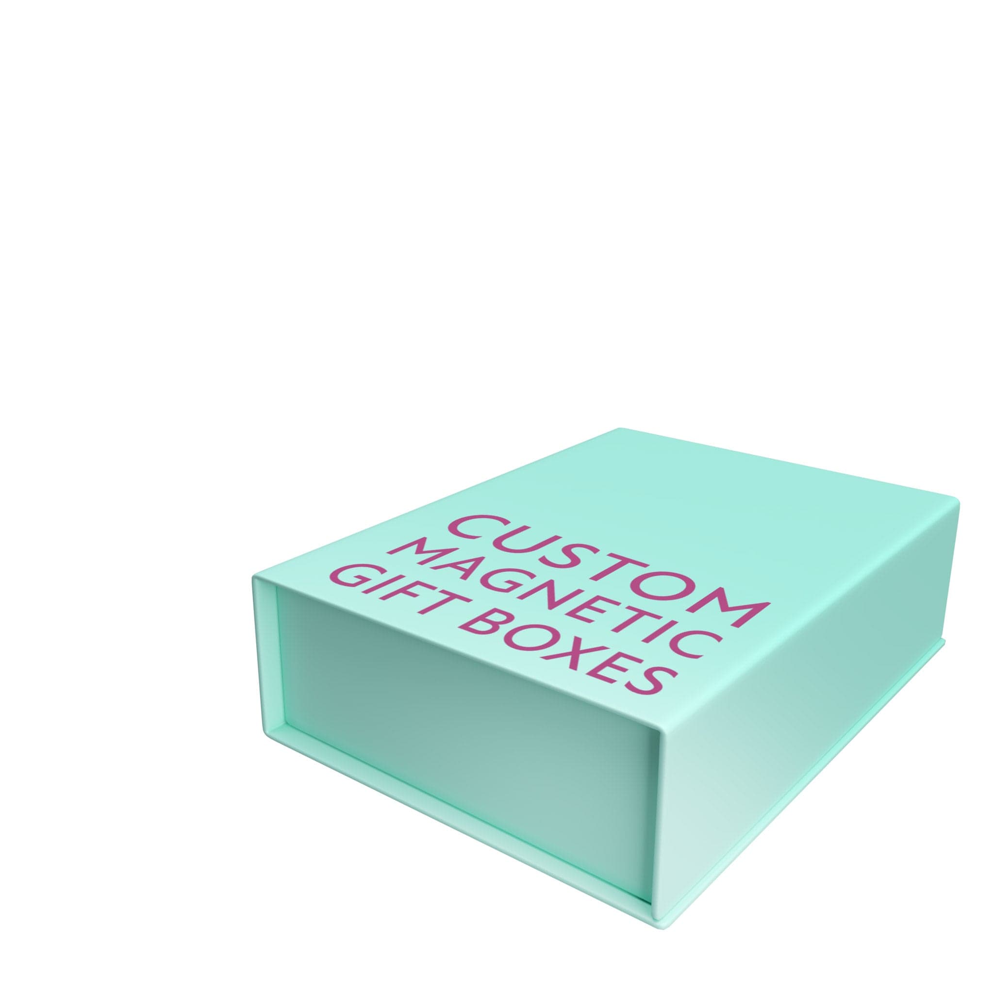 Custom Premium Magnetic Gift Boxes Mint Green Custom Product