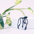 NEON Black Cotton Swing Tag Thread in style with NEON white premium magnetic box.