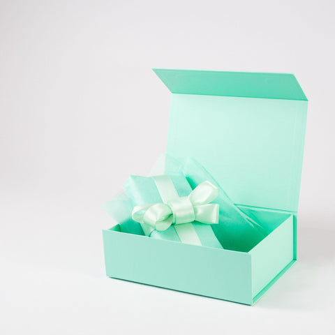 Premium Magnetic Gift Box | Mint Green NEON eCommerce Packaging