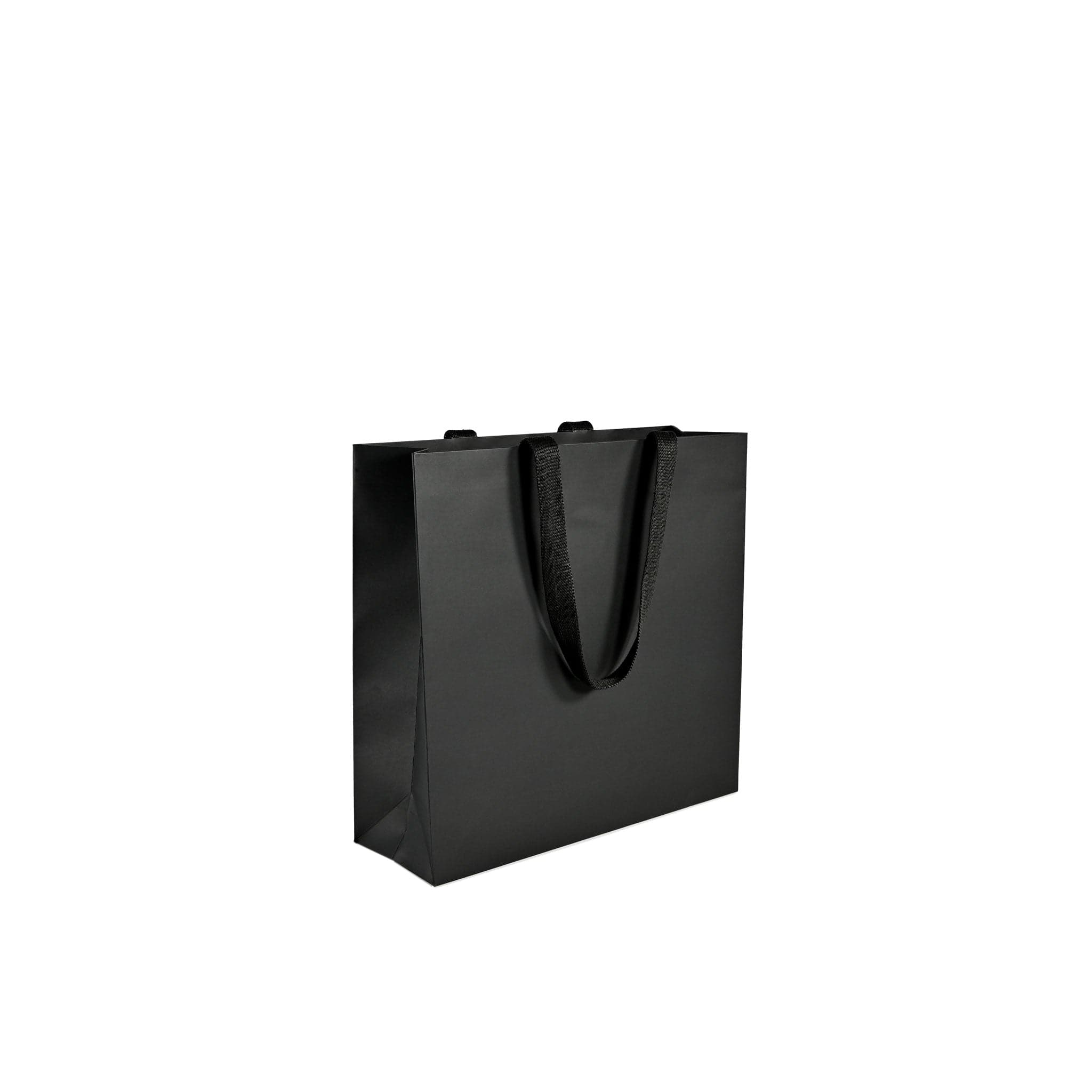 medium black paper bag