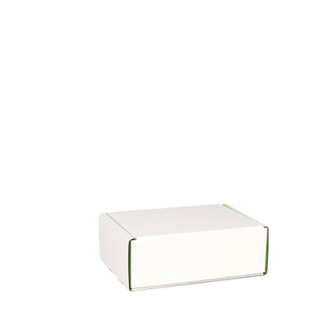 Mailing Box Printed Green - Small Closed