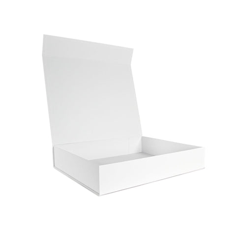 Empty Premium Magnetic White Gift Box - Large - NEON Packaging