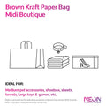 Brown Kraft Paper Bag - Midi Boutique with ideal items to put inside