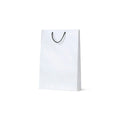 NEON - Deluxe White Kraft Paper Bag - Medium Portrait with black handle