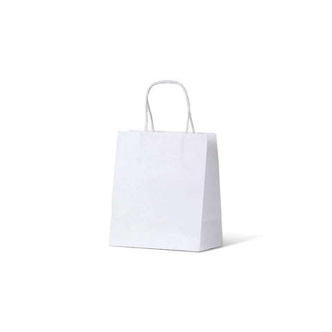 White Kraft Paper Bag - XXXS Portrait